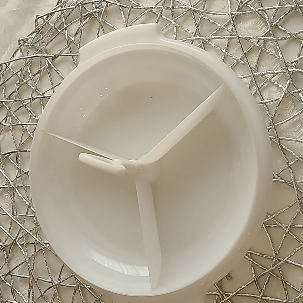 Vintage Tupperware Divided Serving Tray White